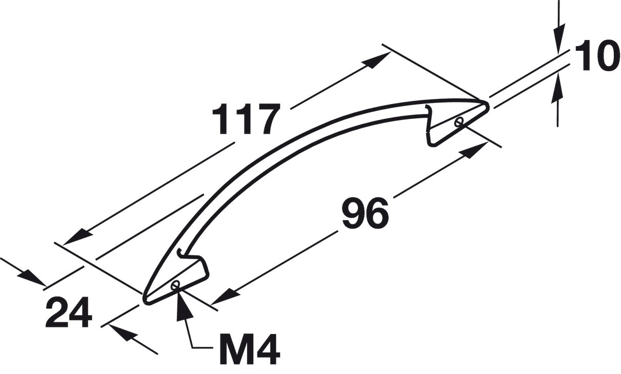 Handle, Zinc