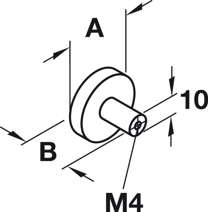 Knob, Matt, Stainless Steel