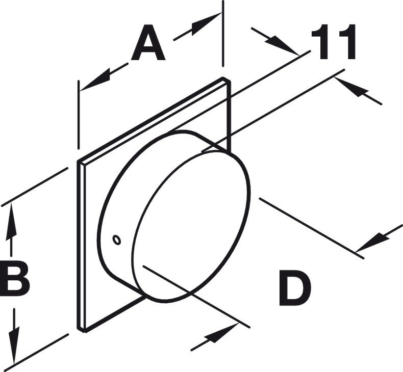 Inset Handle, Luxe