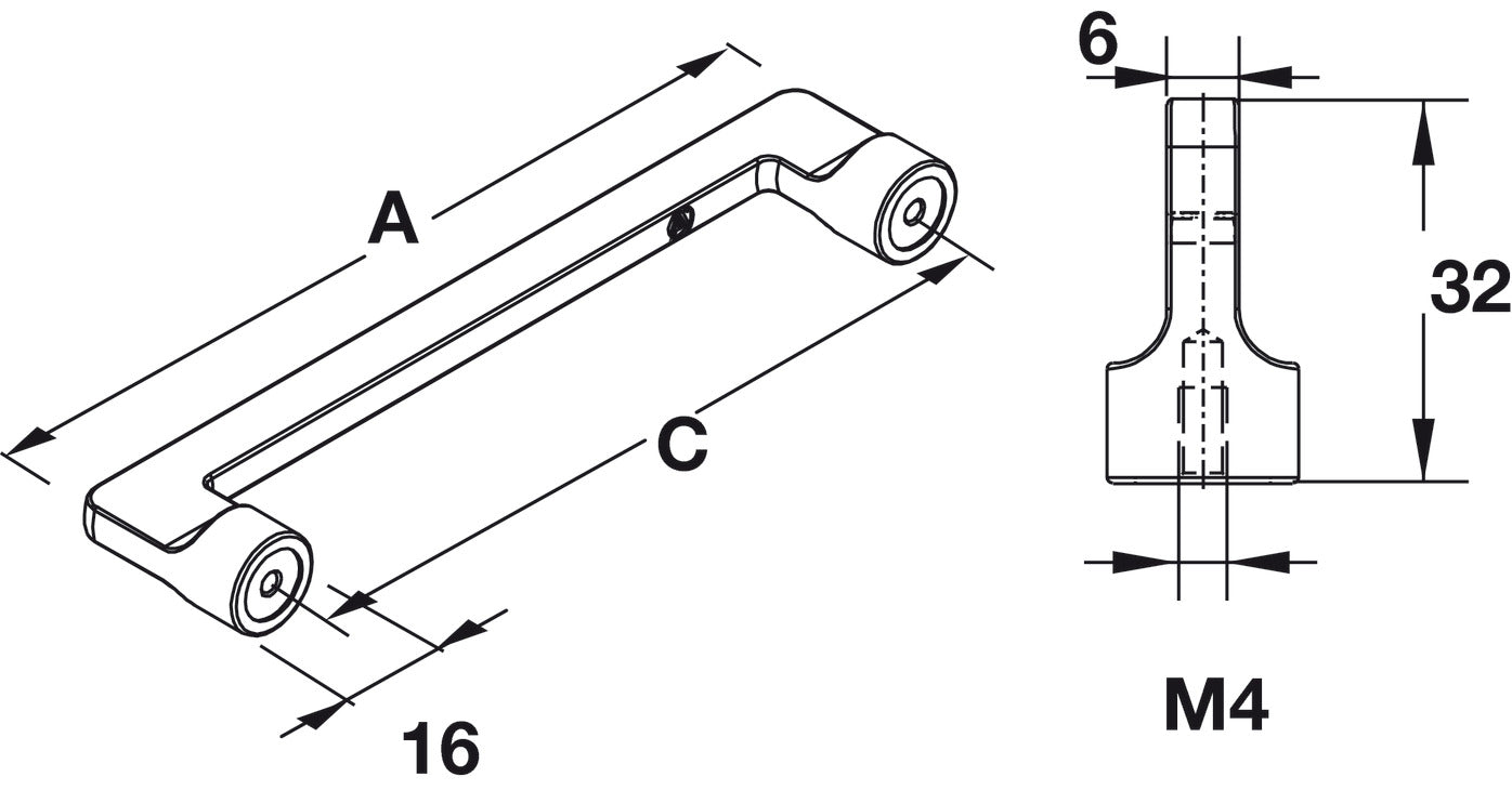 Handle, Zinc