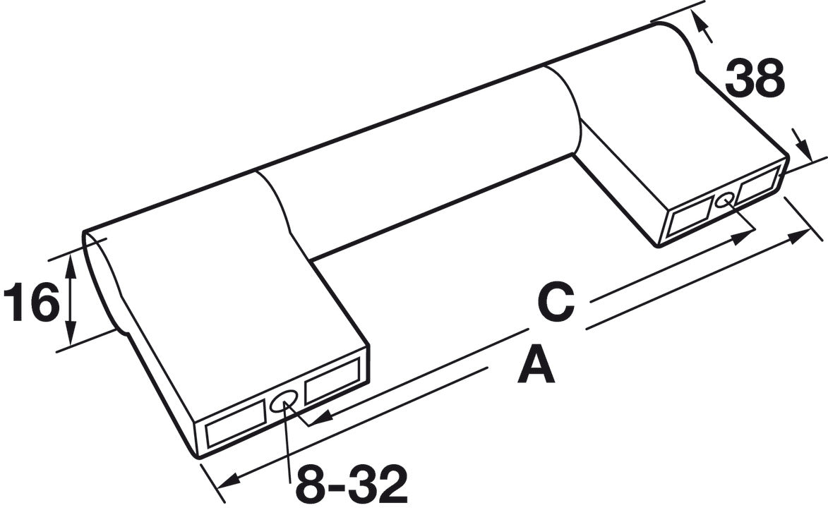 Handle, Zinc & Stainless Steel