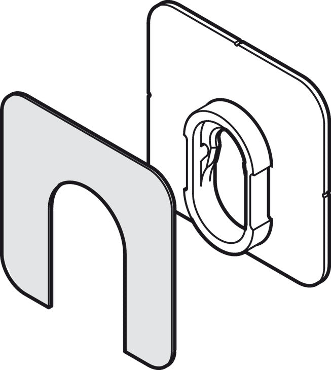 Self-adhesive Fix-pad, Button-fixâ„¢