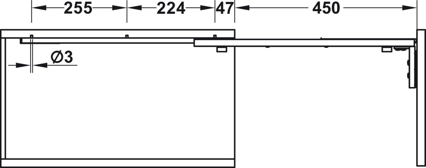 Extension frame, For base unit pull out, HÃ¤fele, with 2 baskets