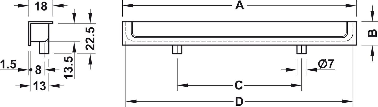 Handle, Zinc