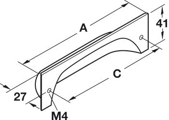 Cup Handle, Zinc