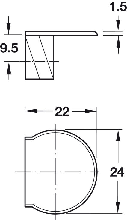 Shelf Connector, Rasant-Tab