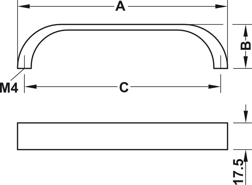Handle, Aluminum