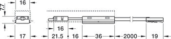 Dimmer, Loox5, Monochrome 8 mm (5/16") Strip Lights in Aluminum Profiles