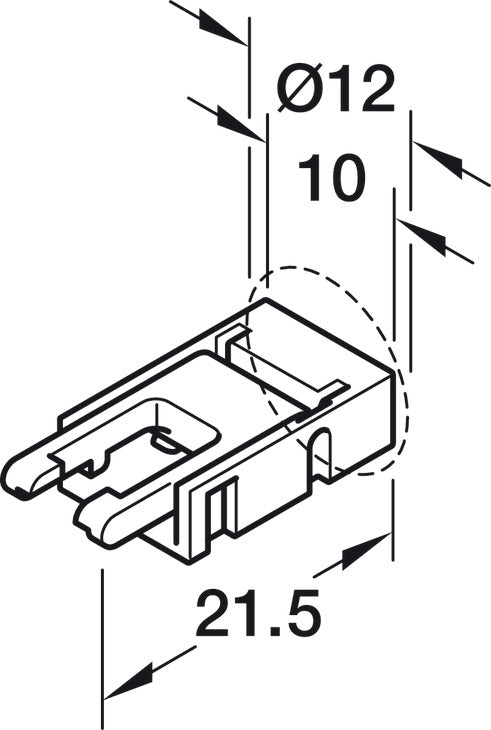 Adapter lead, For LED Strip Lights With Loox5 Clip
