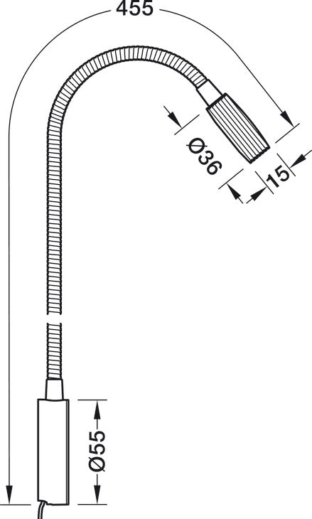 Flexible light, HÃ¤fele Loox5 LED 2034, 12 V, 1.4 W