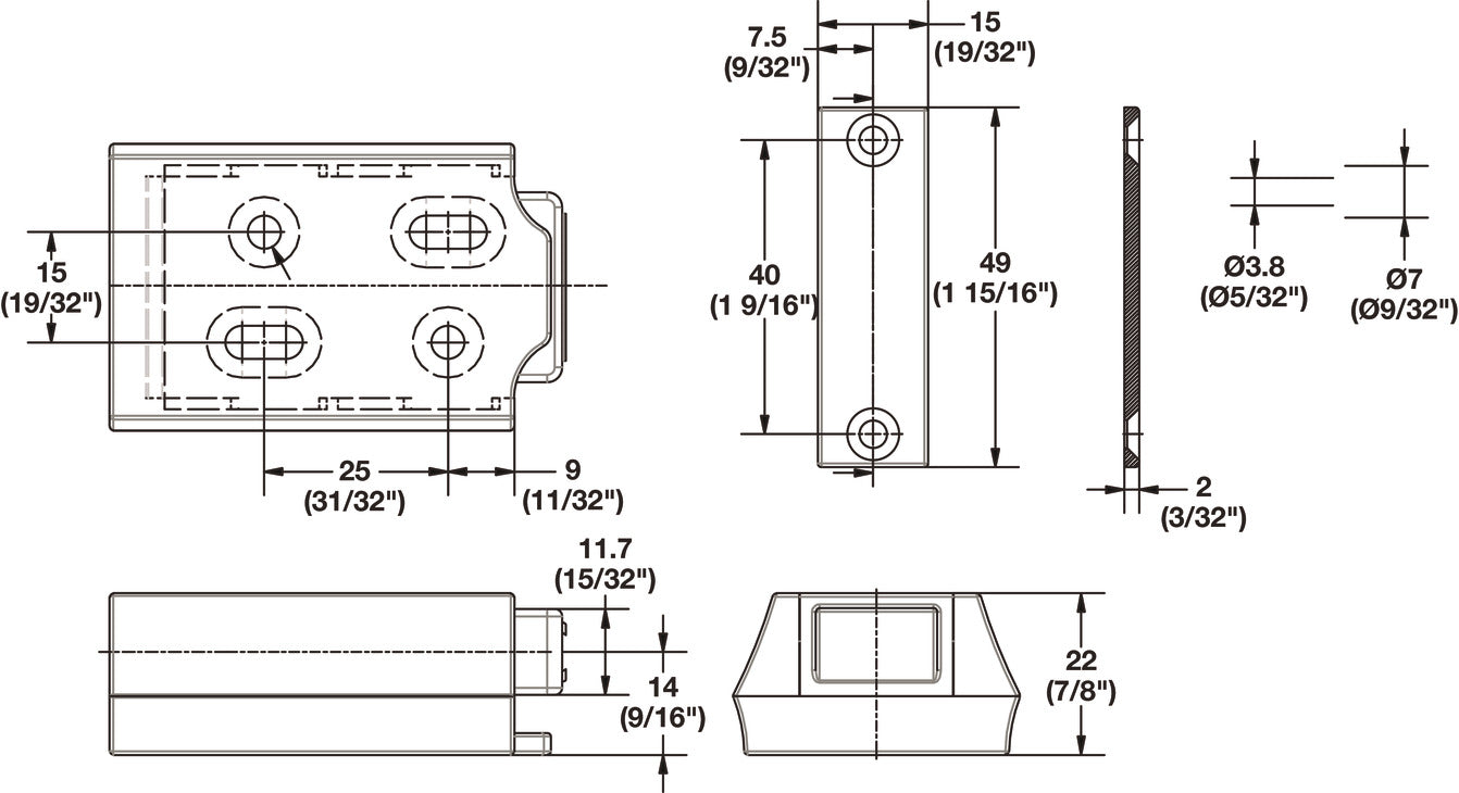 Heavy Duty Magnetic Push Latch