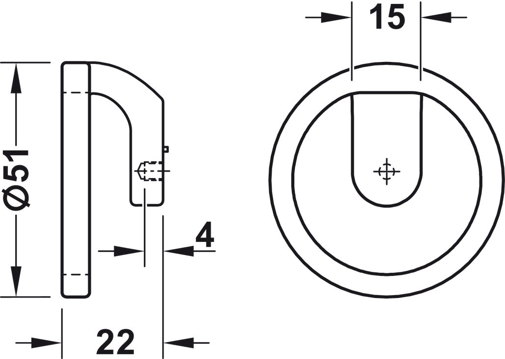 Knob, Zinc alloy