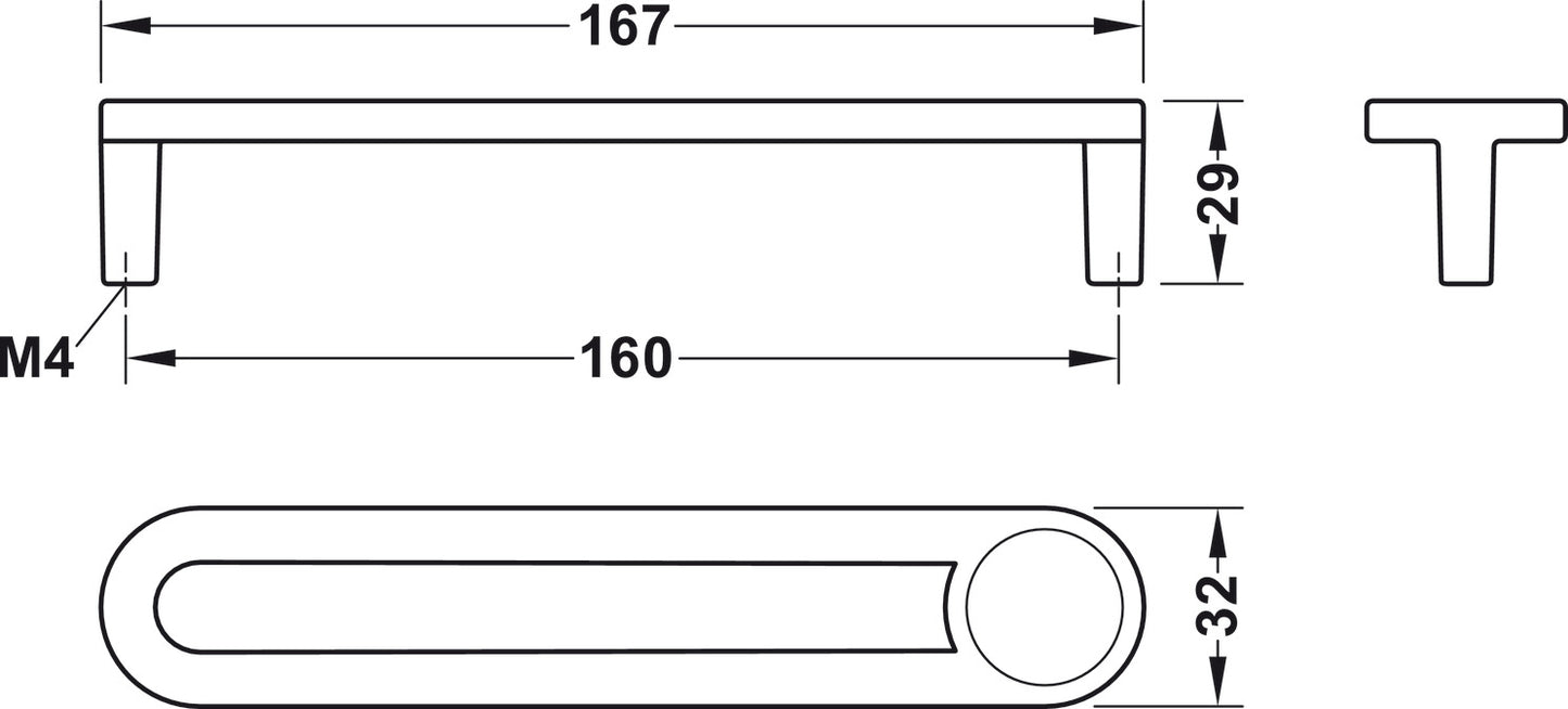 Handle, Zinc