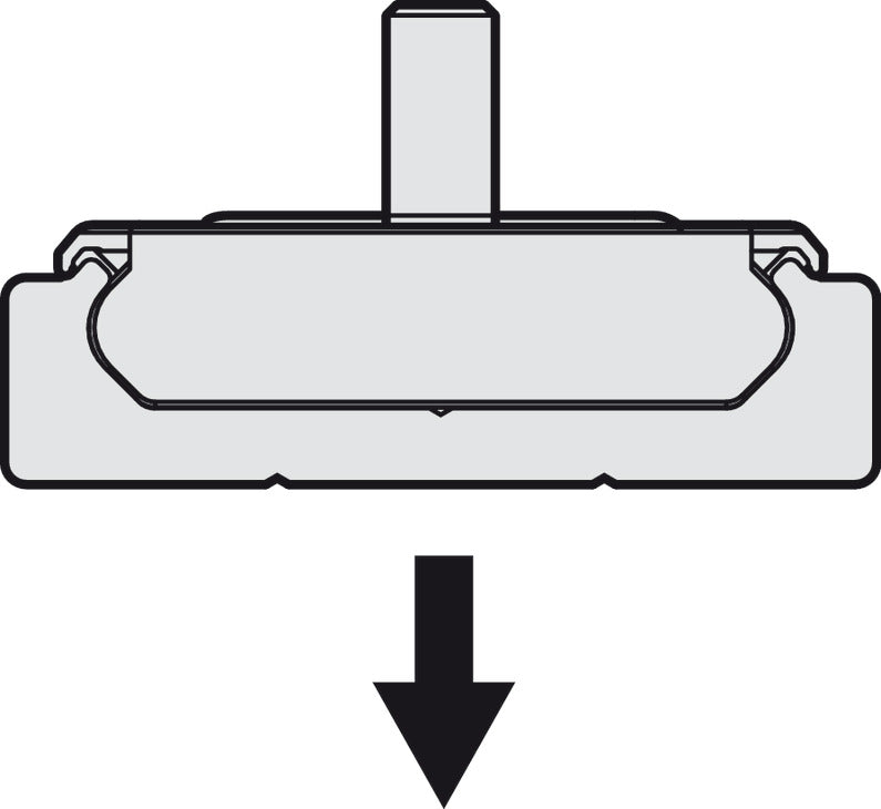 Carriage, Accuride 115RC Linear Motion Track System, 265 Weight Capacity