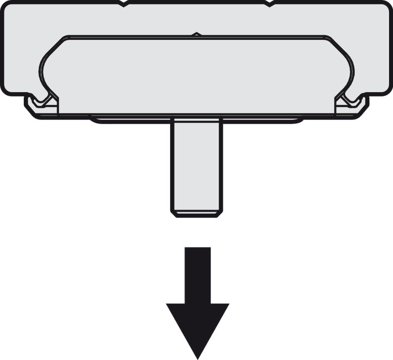 Carriage, Accuride 115RC Linear Motion Track System, 265 Weight Capacity