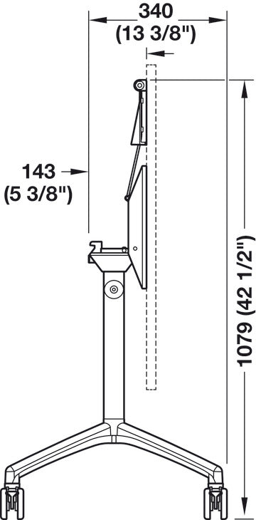 Vertical Tubes, Folding Table Legs