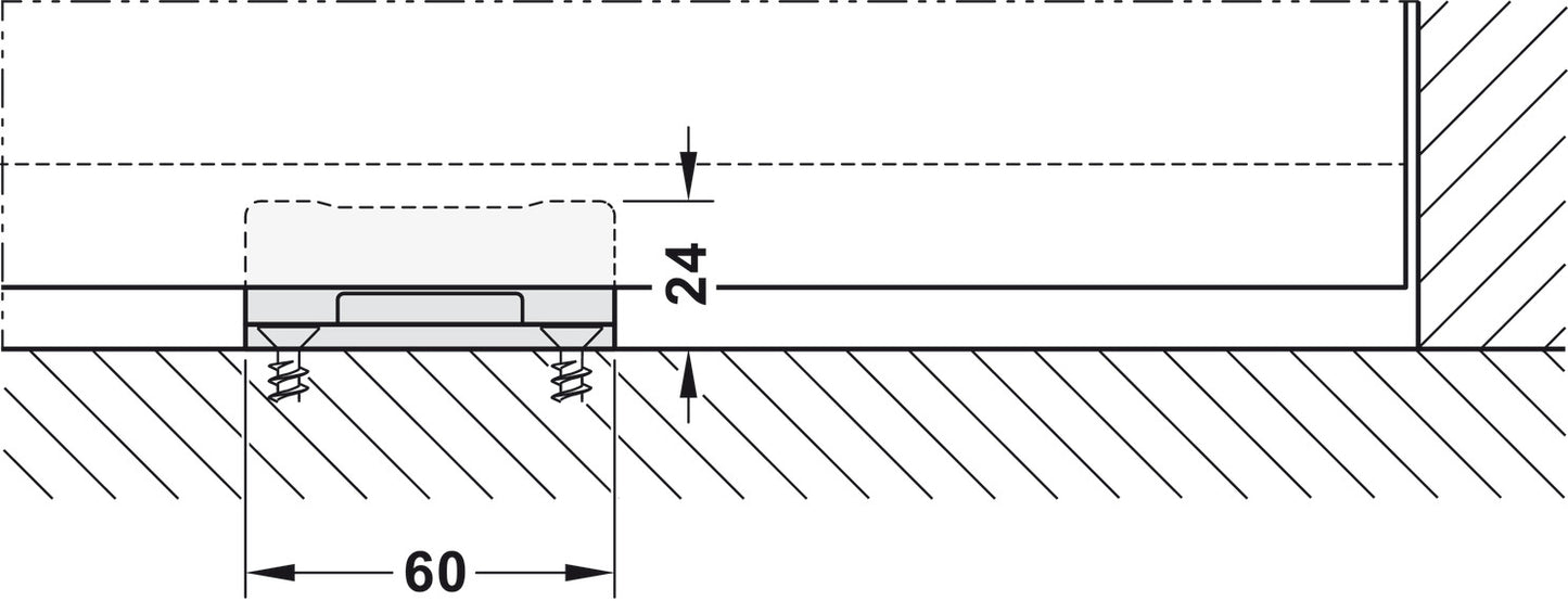 Sliding Door Hardware, Hawa Junior 80/Z, set