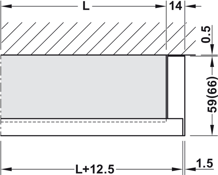 Sliding Door Hardware, Hawa Junior 80/Z, set