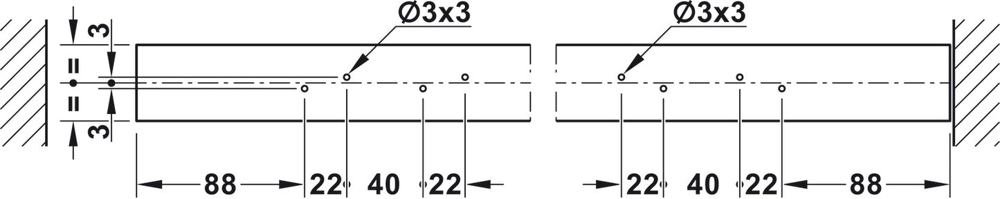 Sliding Door Hardware, Hawa Junior 80/Z, set