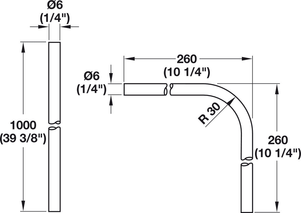 Metal Rail System, for Kitchen