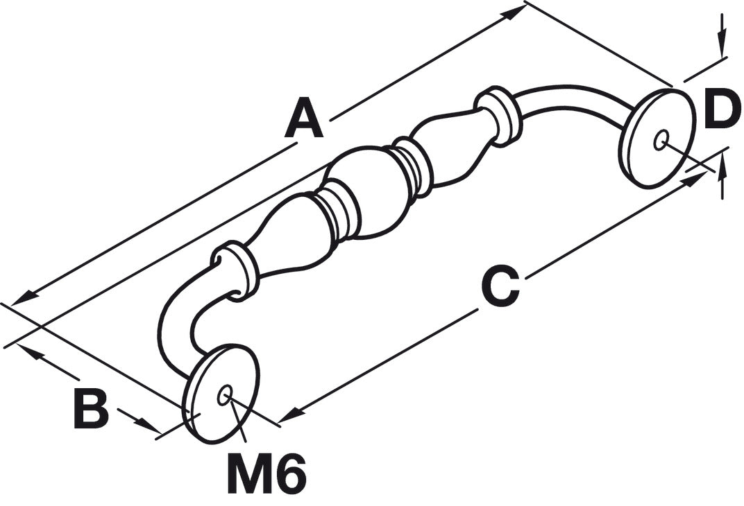 Appliance Handle, Iron