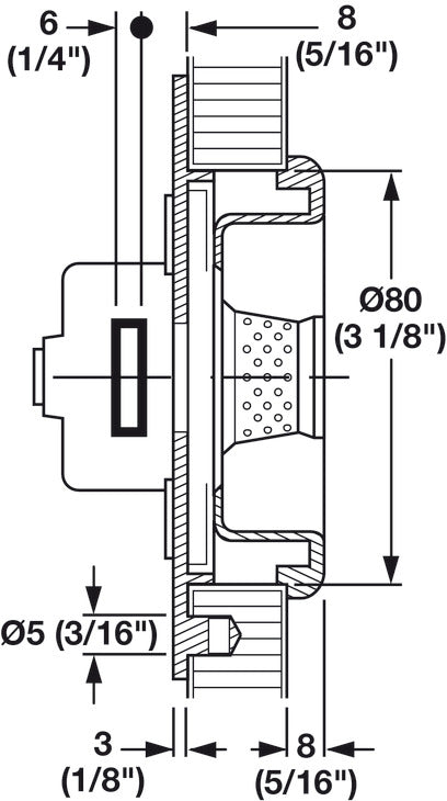 Special Strike Plate, for Mastercombi Lock