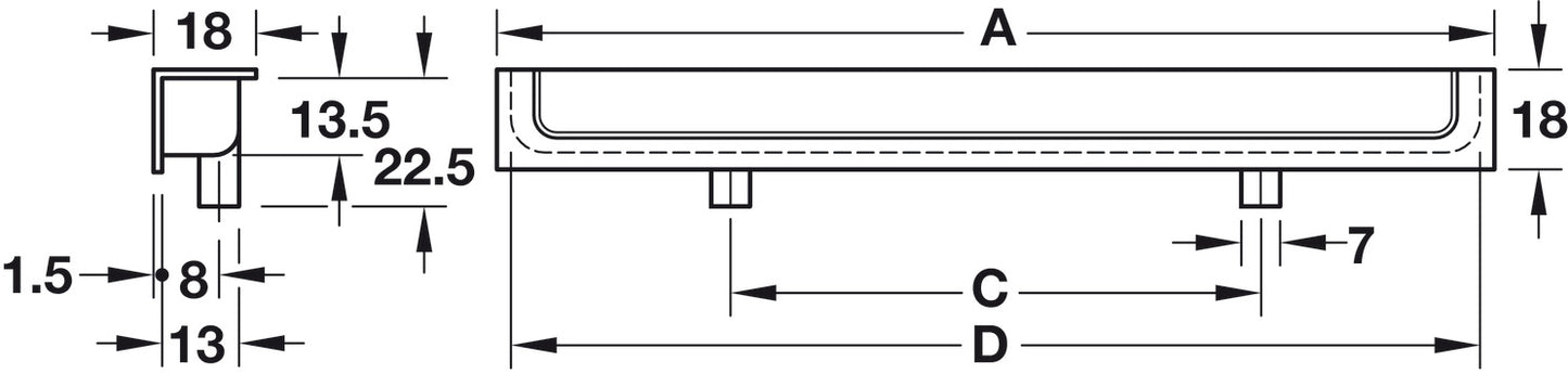 Handle, Zinc