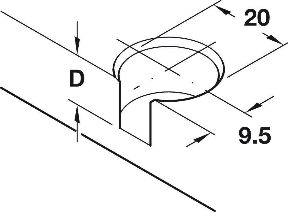 Trim Cap, for Rafix 20 Flush