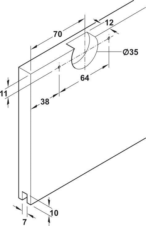Sliding Door Hardware, Hawa Clipo 16 IF, set