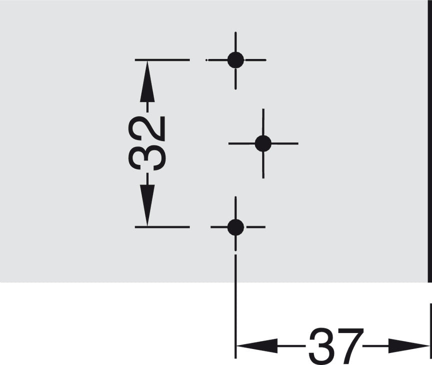 Clip Mounting Plate, Clip-on, For screw fixing with chipboard screws
