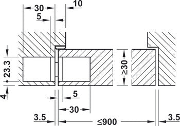 Door Hinge, Startec® H2