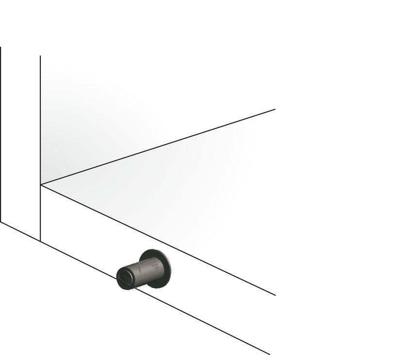 Mounting Plate, K Push Tech Concealed, Long