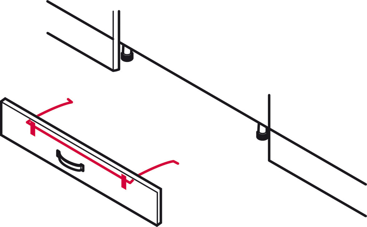 Toekick Bracket, For Hailo Stepfix Step Stool