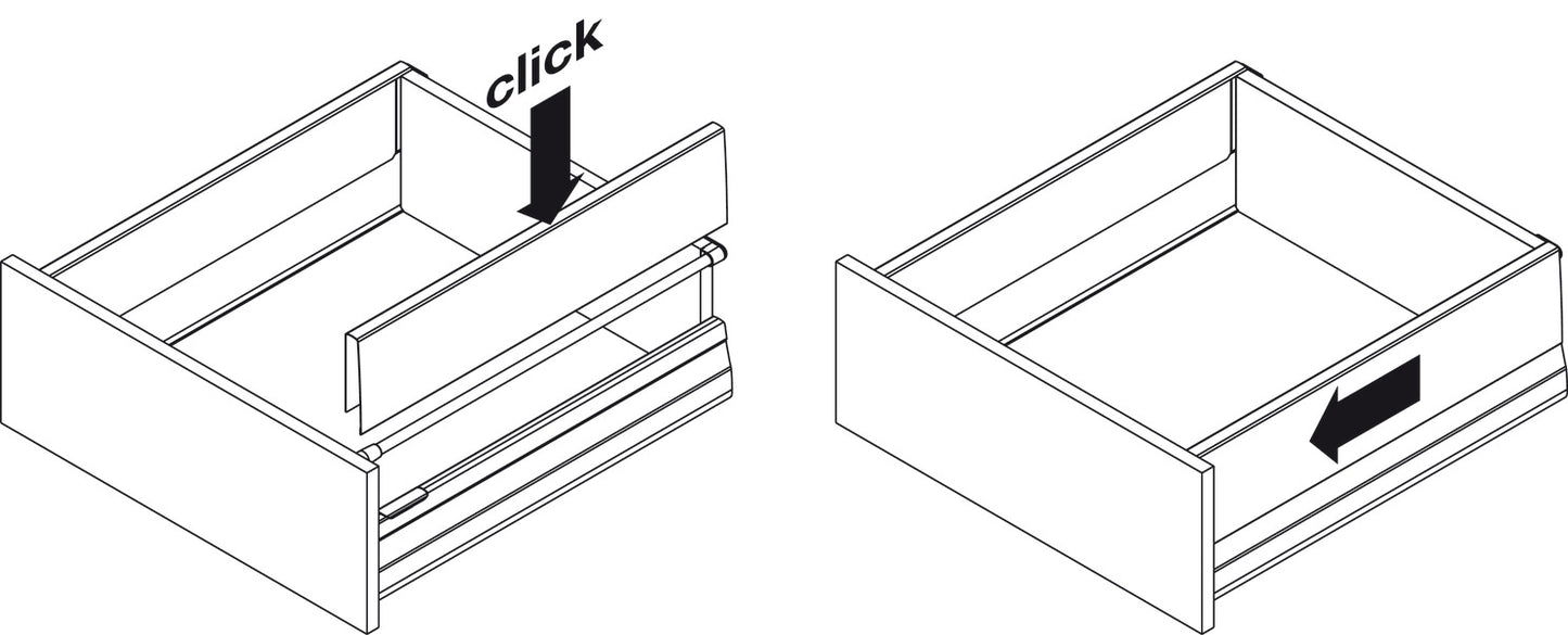 Height Extension Panel, HÃ¤fele Matrix Box P