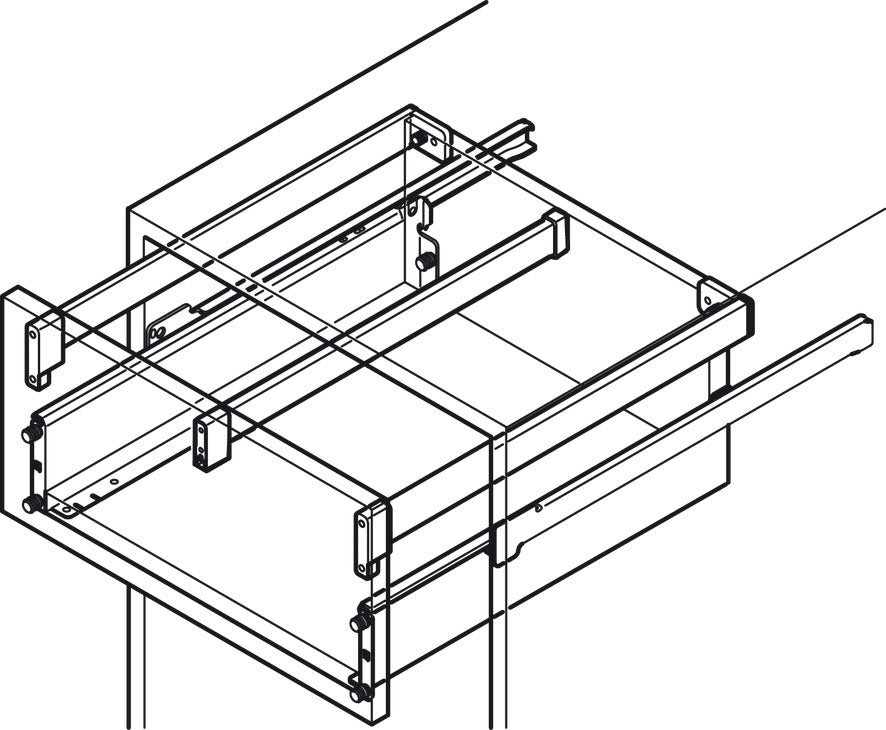Side Railing, for Zargen 6610, 6035, 6036, 6026, 6136, 6236