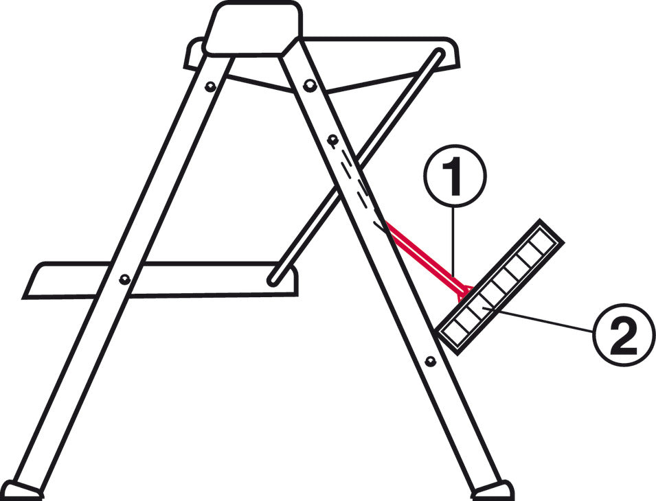 Toekick Bracket, For Hailo Stepfix Step Stool