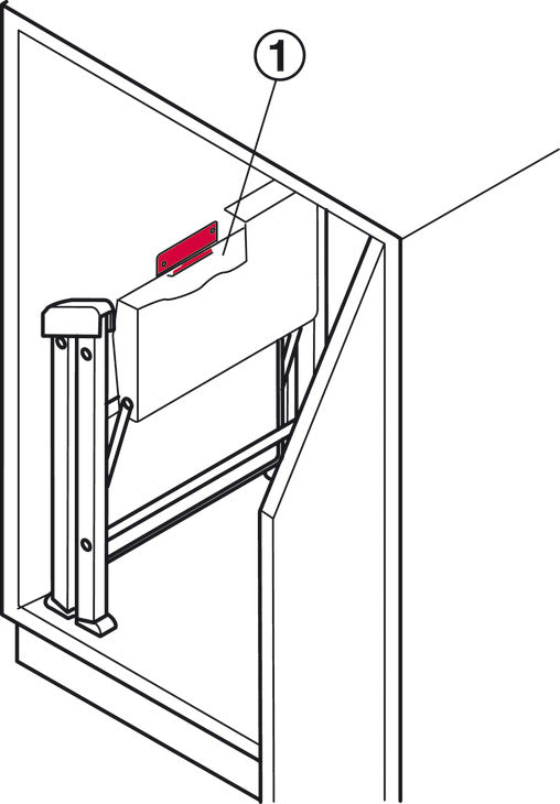 Hanging Bracket, For Hailo Stepfix Step Stool