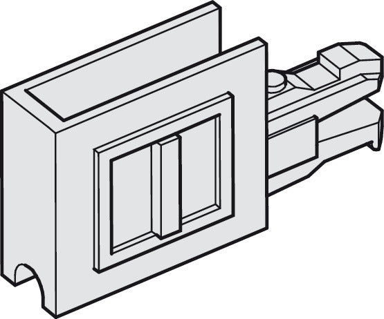 Glass Profile Grip, Slido F-Line14 25A Set
