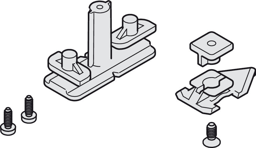 Fixing profile, For running track with bayonet lock
