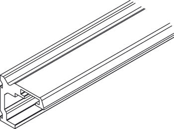 Angle Profile, Pre-Drilled for Upper Tracks, Junior 40