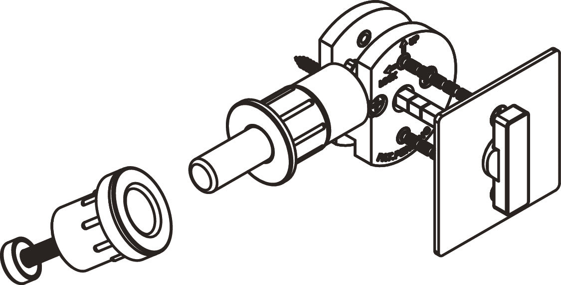 BL100 Privacy Lock, for Sliding Barn Door