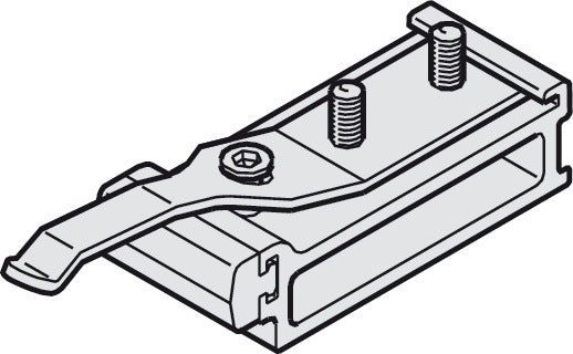 Track Stopper, with Adjustable Retention Spring