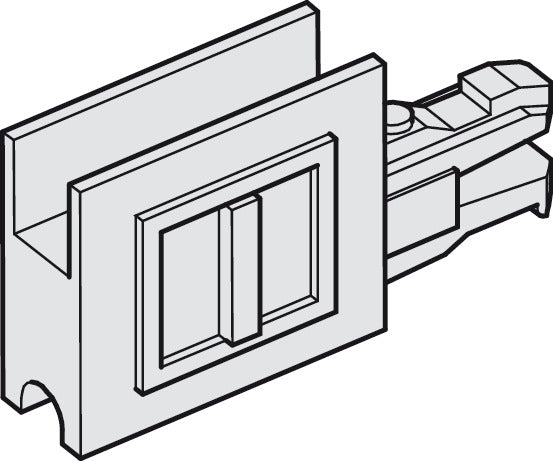 Glass Profile Grip, Slido F-Line14 25A Set