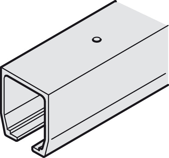 Upper Track, Pre-drilled, Aluminum