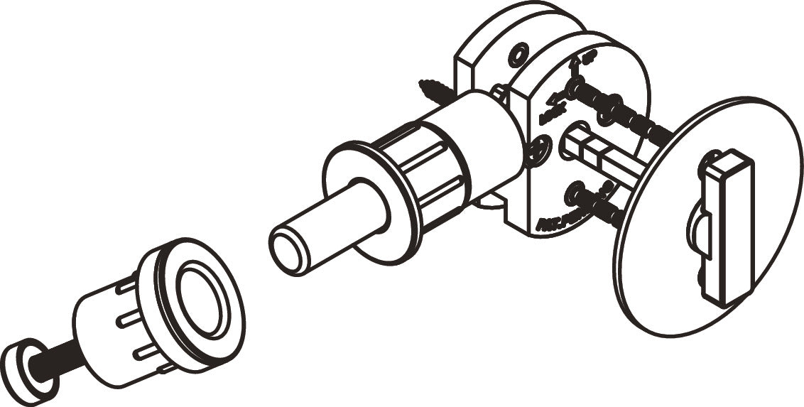 BL100 Privacy Lock, for Sliding Barn Door
