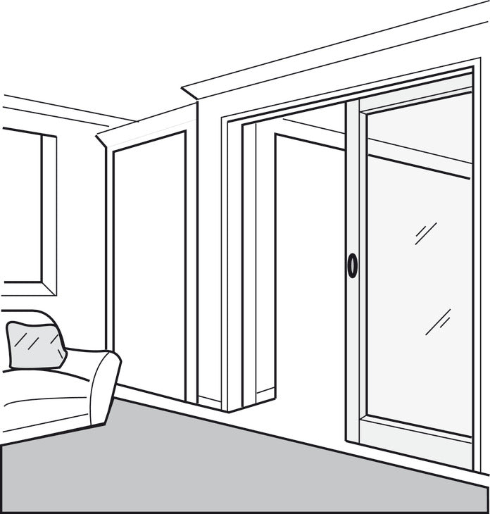 Running Gear, for Sliding Interior Doors