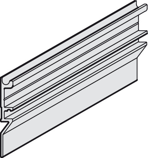 Mounting Rail, High, Pre-Drilled, Width 8 mm