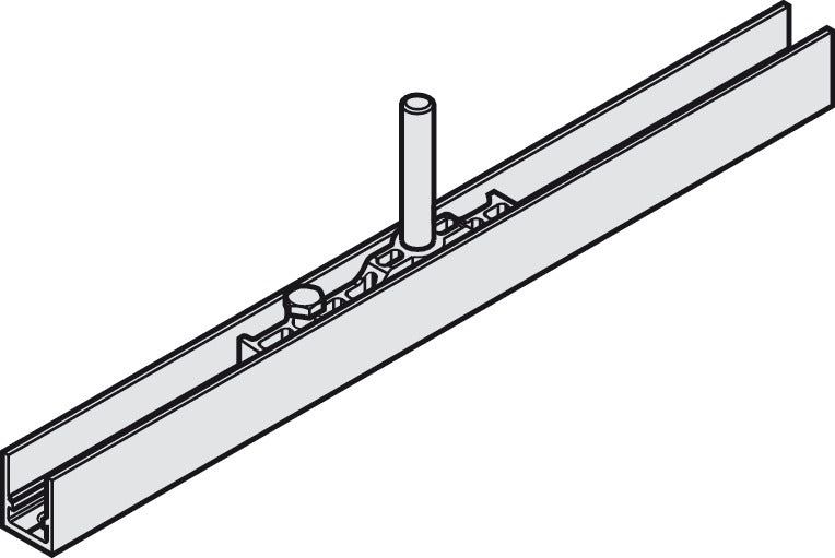 Carrier Profile, with Suspension Plates and M12 Hanger Bolt