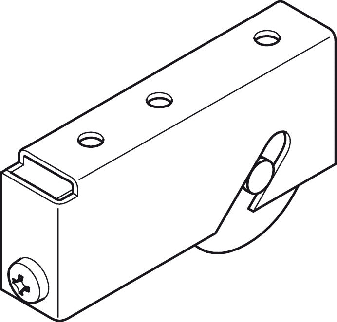 Sliding Door Hardware, Slido R-Aluflex 80W, set