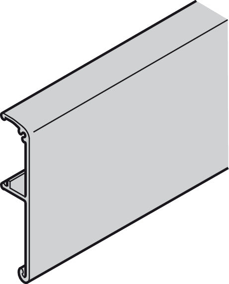 Clip-on panel, for running track
